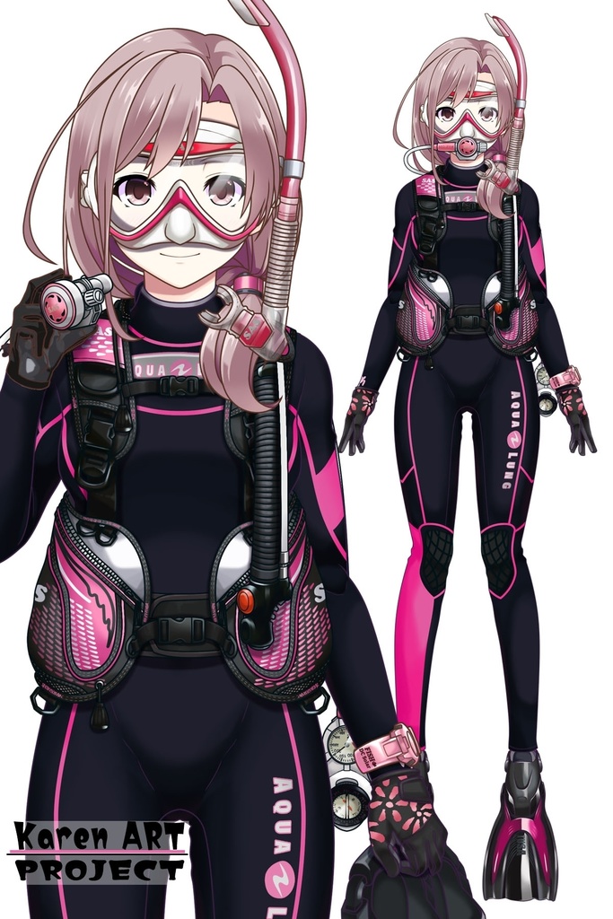 カレンちゃんとスキューバーダイビング(SAS器材編 Part7) Karen enjoying scuba diving -SAS Equipment Part7