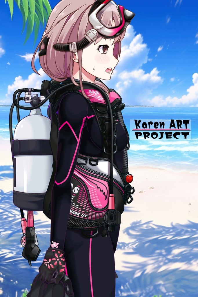 カレンちゃんとスキューバーダイビング(SAS器材編 Part8) Karen enjoying scuba diving -SAS Equipment Part8