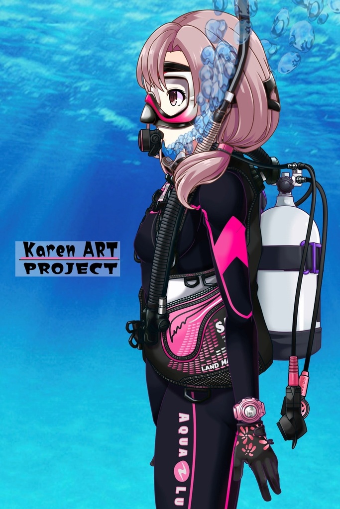 カレンちゃんとスキューバーダイビング(SAS器材編 Part8) Karen enjoying scuba diving -SAS Equipment Part8