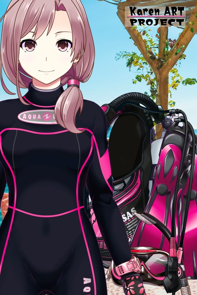 カレンちゃんとスキューバーダイビング(SAS器材編 Part8) Karen enjoying scuba diving -SAS Equipment Part8