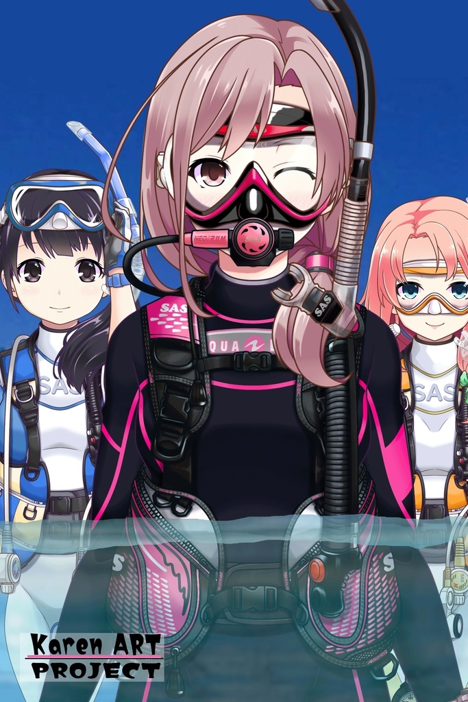 カレンちゃんとスキューバーダイビング(SAS器材編 Part8) Karen enjoying scuba diving -SAS Equipment Part8