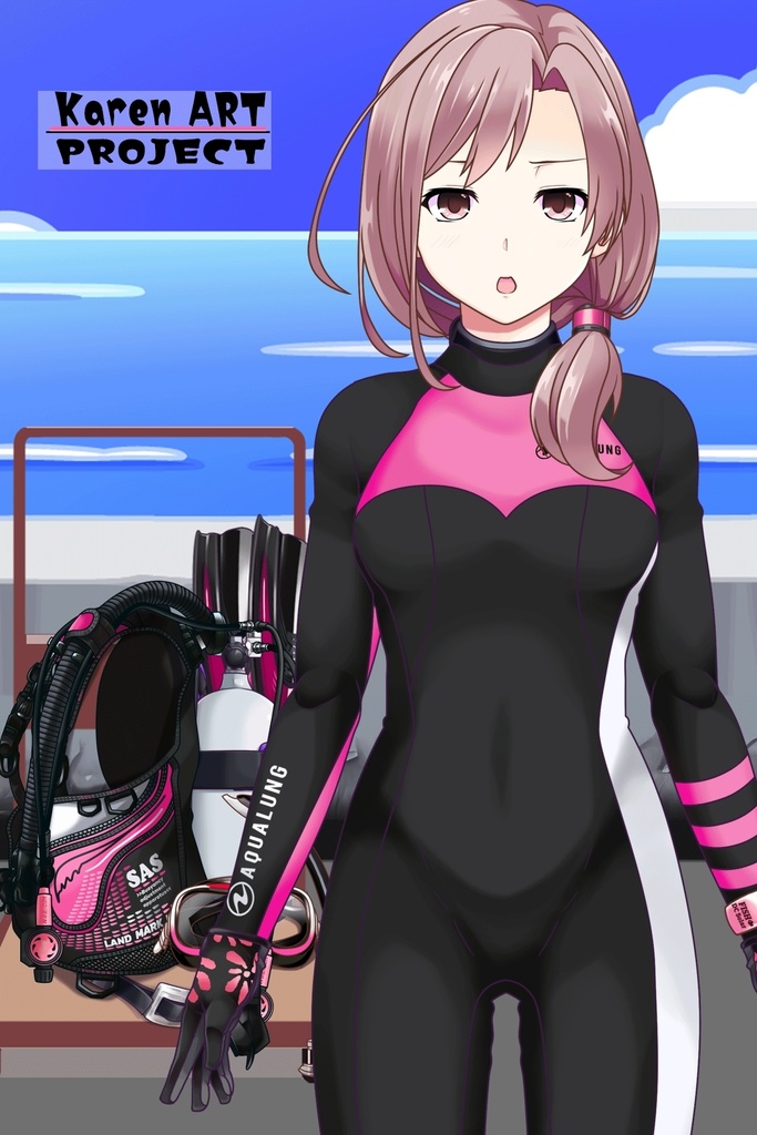 カレンちゃんとスキューバーダイビング(SAS器材編 Part9) Karen enjoying scuba diving -SAS Equipment Part9