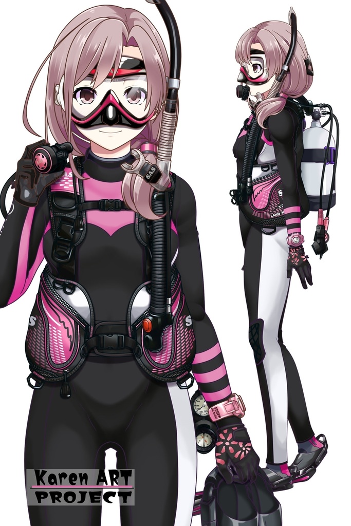 カレンちゃんとスキューバーダイビング(SAS器材編 Part9) Karen enjoying scuba diving -SAS Equipment Part9