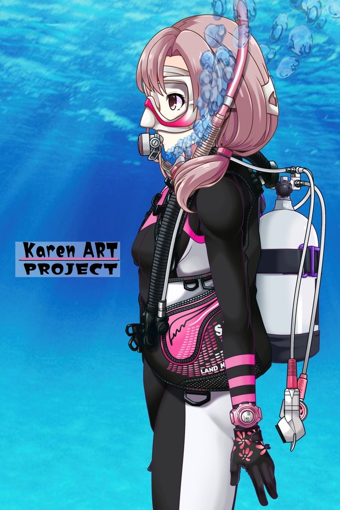 カレンちゃんとスキューバーダイビング(SAS器材編 Part10) Karen enjoying scuba diving -SAS Equipment Part10