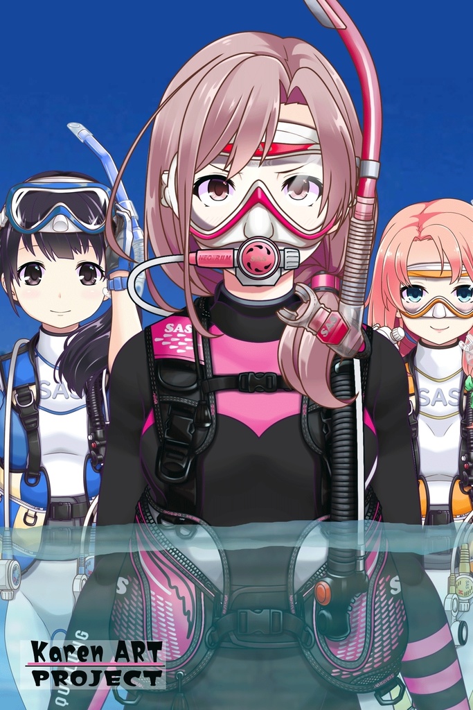 カレンちゃんとスキューバーダイビング(SAS器材編 Part10) Karen enjoying scuba diving -SAS Equipment Part10