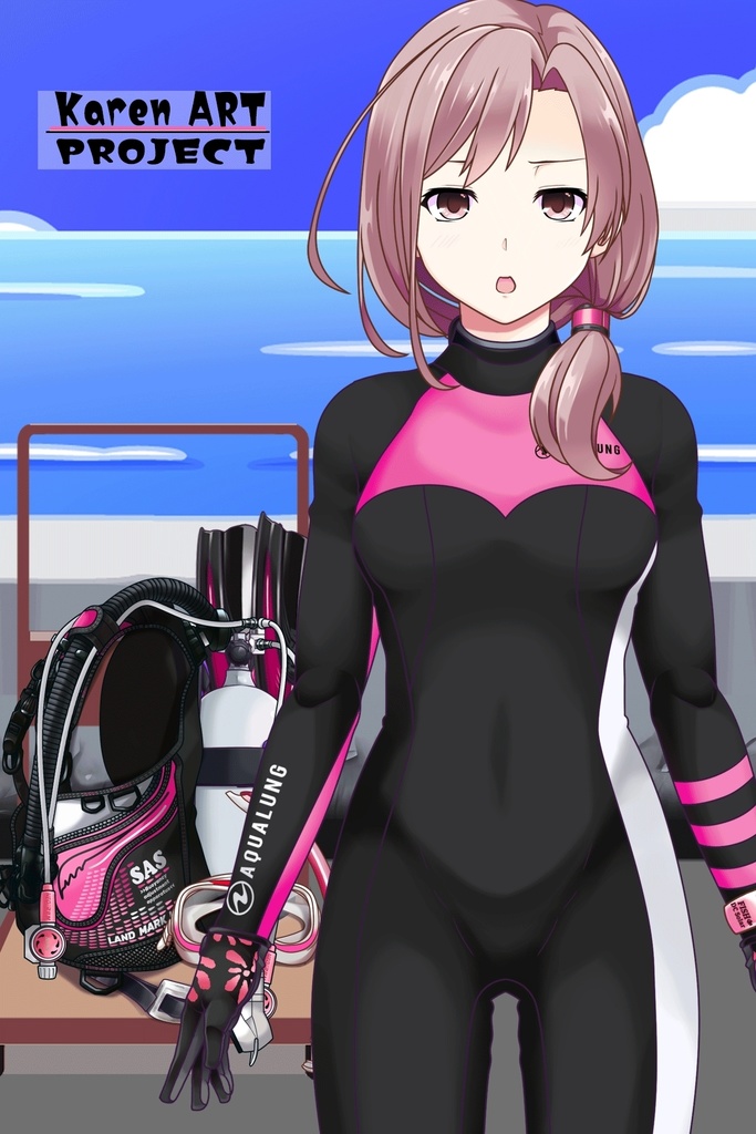 カレンちゃんとスキューバーダイビング(SAS器材編 Part10) Karen enjoying scuba diving -SAS Equipment Part10