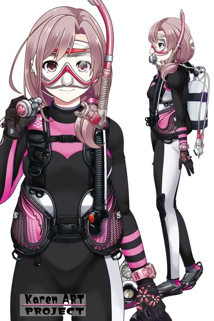 カレンちゃんとスキューバーダイビング(SAS器材編 Part10) Karen enjoying scuba diving -SAS Equipment Part10