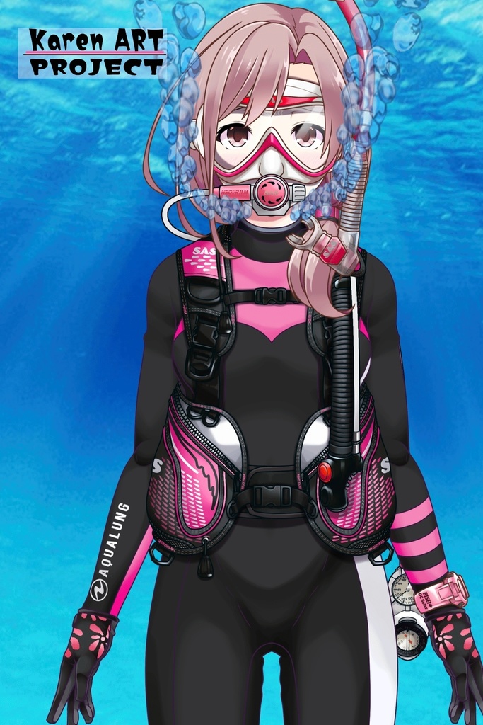 カレンちゃんとスキューバーダイビング(SAS器材編 Part10) Karen enjoying scuba diving -SAS Equipment Part10