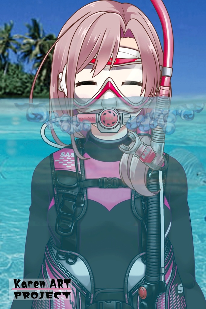 カレンちゃんとスキューバーダイビング(SAS器材編 Part10) Karen enjoying scuba diving -SAS Equipment Part10