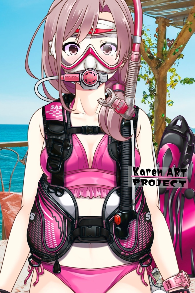 カレンちゃんとスキューバーダイビング(SAS器材編 Part11) Karen enjoying scuba diving -SAS Equipment Part11