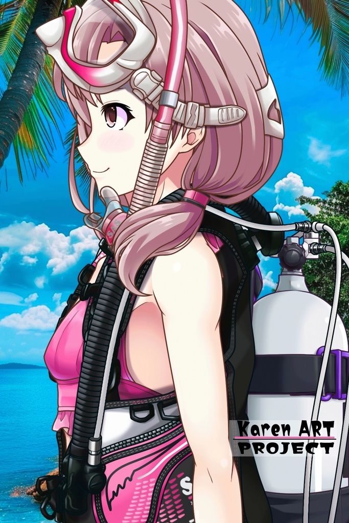 カレンちゃんとスキューバーダイビング(SAS器材編 Part11) Karen enjoying scuba diving -SAS Equipment Part11