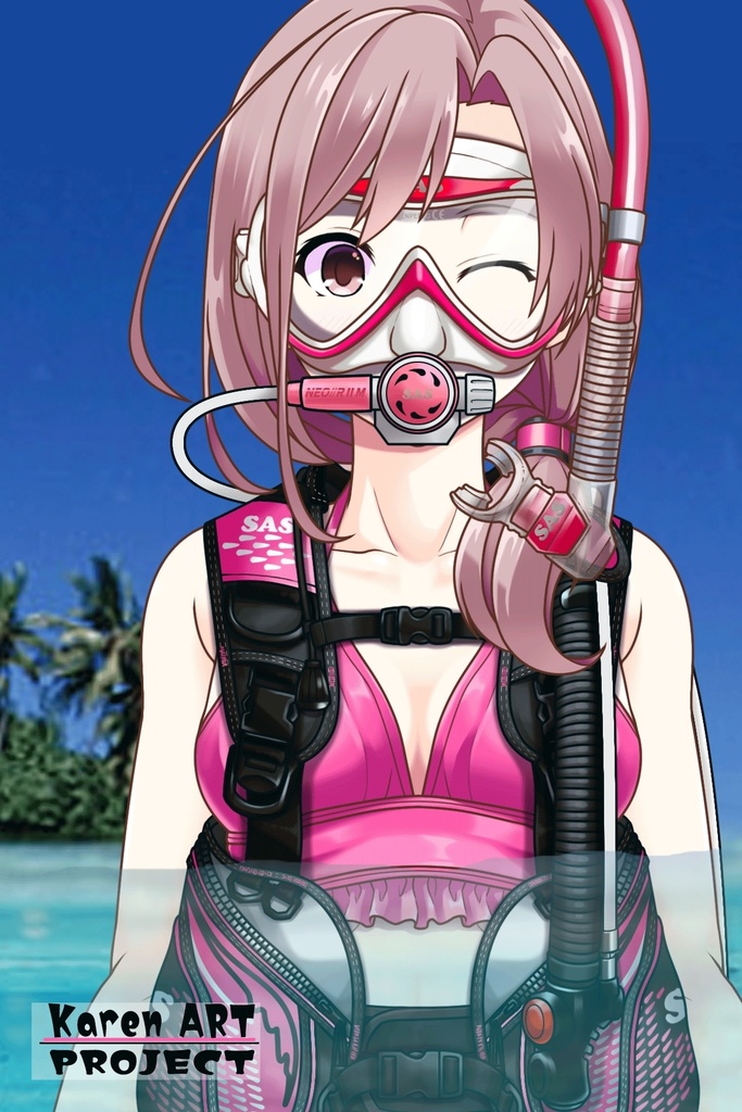 カレンちゃんとスキューバーダイビング(SAS器材編 Part11) Karen enjoying scuba diving -SAS Equipment Part11