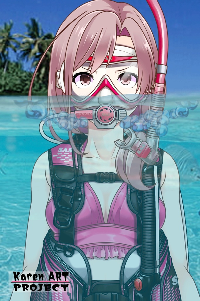 カレンちゃんとスキューバーダイビング(SAS器材編 Part11) Karen enjoying scuba diving -SAS Equipment Part11