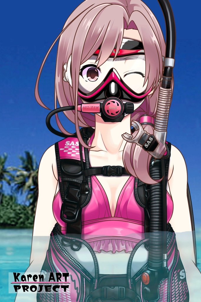 カレンちゃんとスキューバーダイビング(SAS器材編 Part12) Karen enjoying scuba diving -SAS Equipment Part12