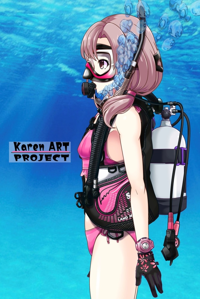 カレンちゃんとスキューバーダイビング(SAS器材編 Part12) Karen enjoying scuba diving -SAS Equipment Part12