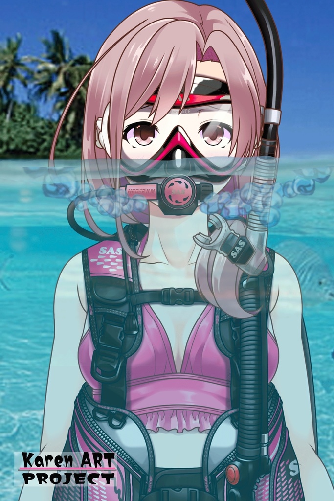 カレンちゃんとスキューバーダイビング(SAS器材編 Part12) Karen enjoying scuba diving -SAS Equipment Part12