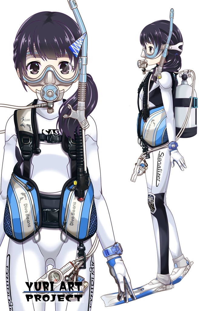 ゆりちゃんとスキューバーダイビング(Bism器材編 Part1) Yuri enjoying scuba diving -Bism Equipment Part1