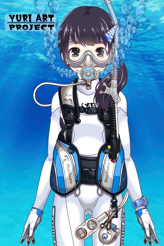 ゆりちゃんとスキューバーダイビング(Bism器材編 Part1) Yuri enjoying scuba diving -Bism Equipment Part1