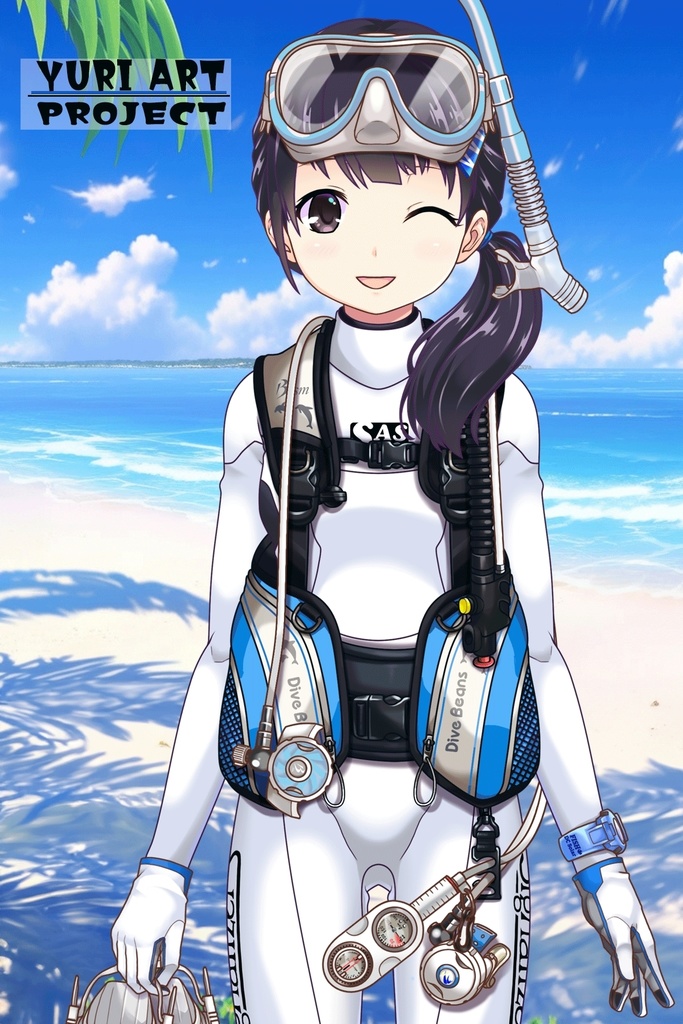 ゆりちゃんとスキューバーダイビング(Bism器材編 Part1) Yuri enjoying scuba diving -Bism Equipment Part1