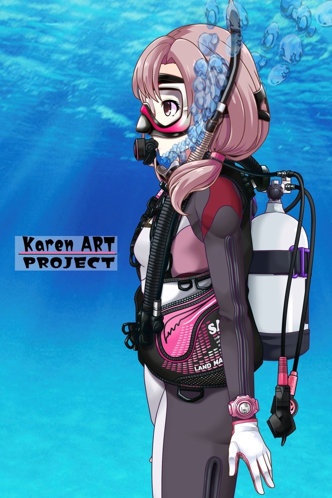 カレンちゃんとスキューバーダイビング(SAS器材編 Part13) Karen enjoying scuba diving -SAS Equipment Part13