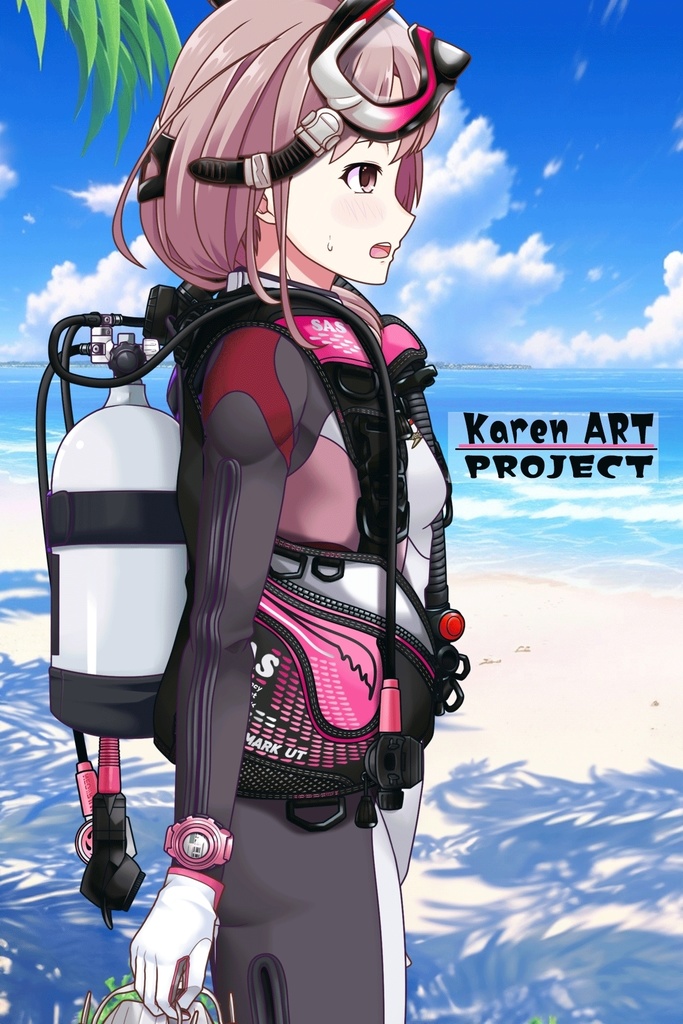 カレンちゃんとスキューバーダイビング(SAS器材編 Part13) Karen enjoying scuba diving -SAS Equipment Part13