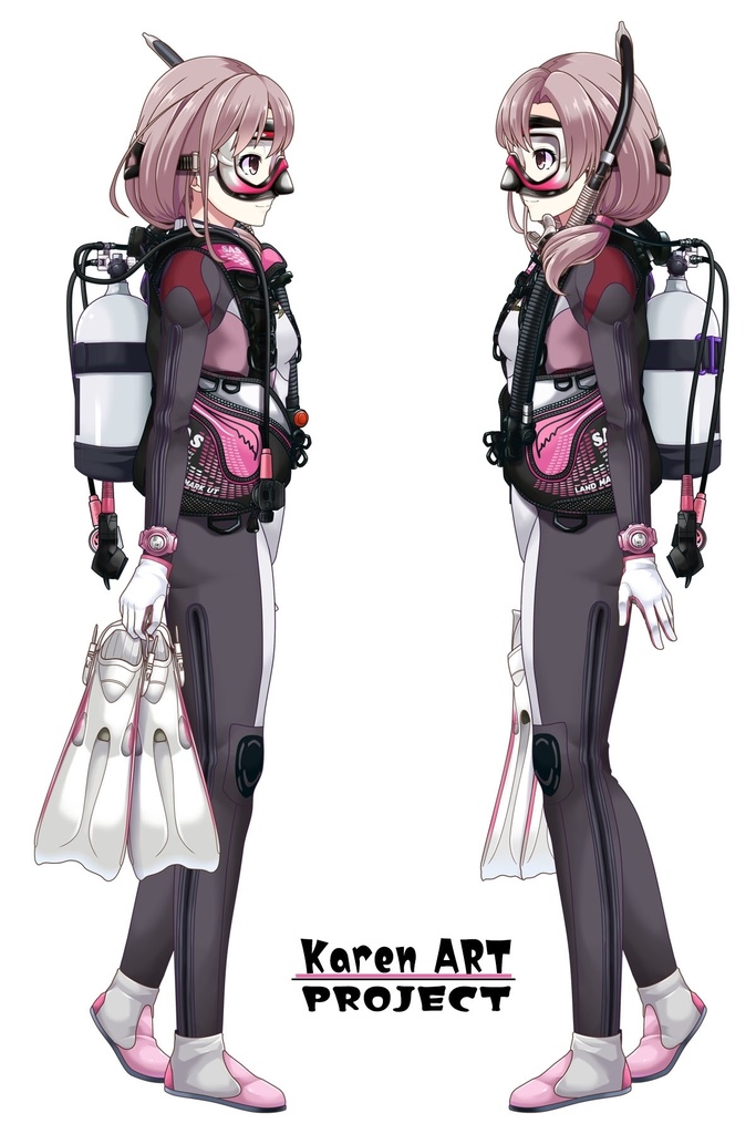 カレンちゃんとスキューバーダイビング(SAS器材編 Part13) Karen enjoying scuba diving -SAS Equipment Part13