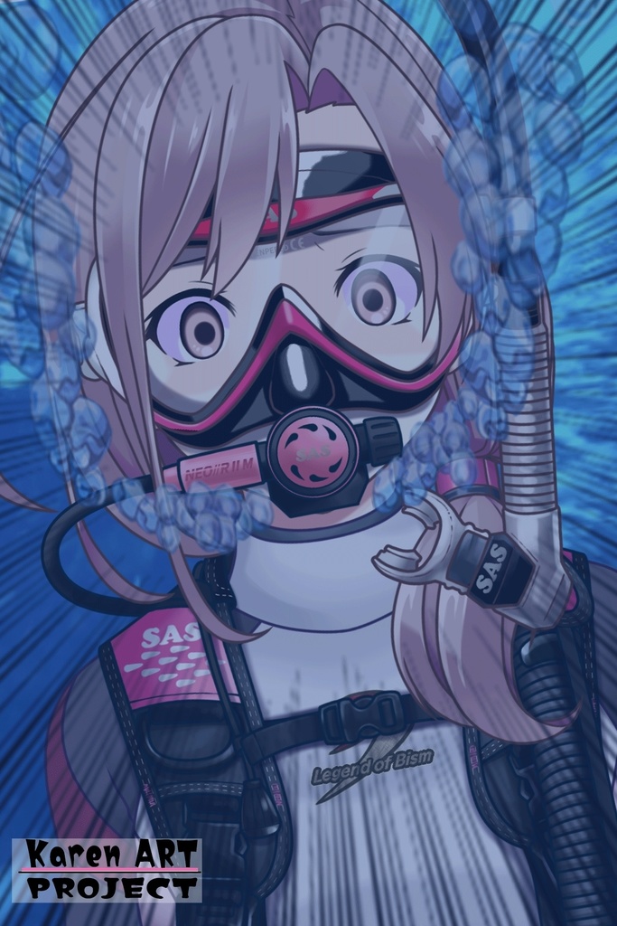 カレンちゃんとスキューバーダイビング(SAS器材編 Part13) Karen enjoying scuba diving -SAS Equipment Part13