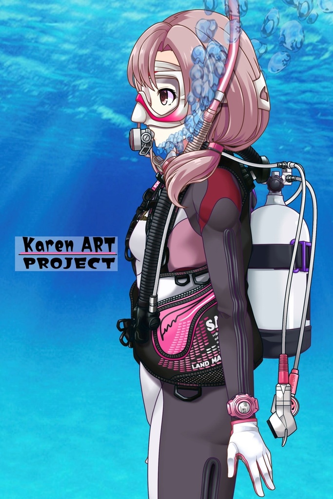カレンちゃんとスキューバーダイビング(SAS器材編 Part14) Karen enjoying scuba diving -SAS Equipment Part14