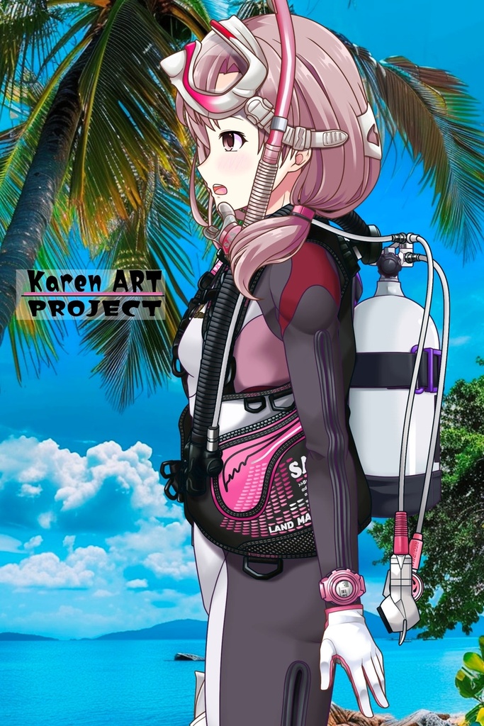 カレンちゃんとスキューバーダイビング(SAS器材編 Part14) Karen enjoying scuba diving -SAS Equipment Part14