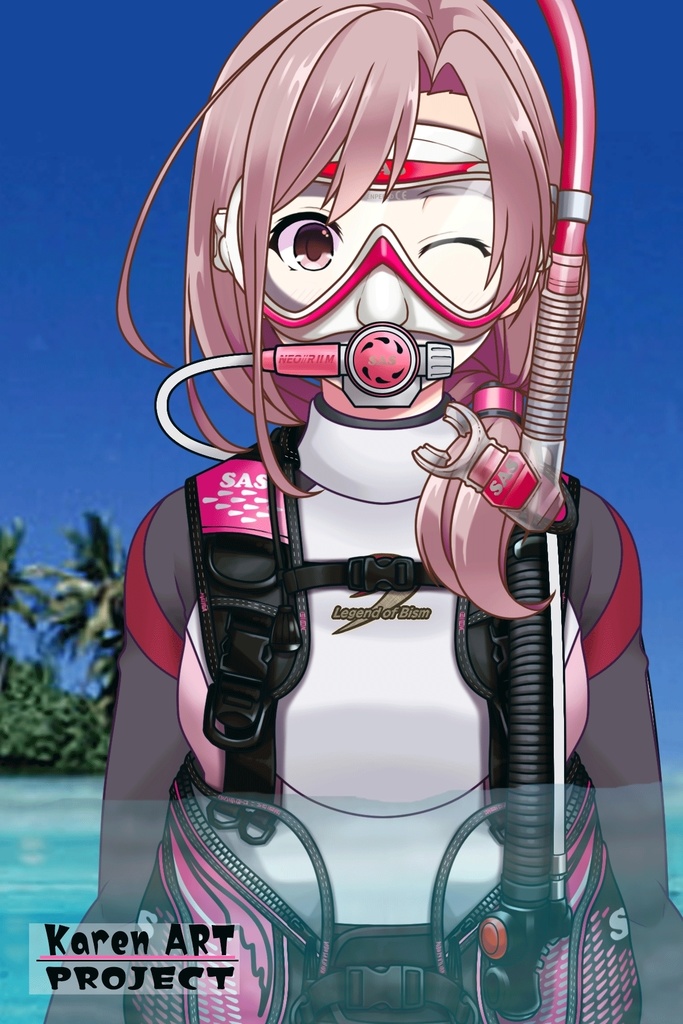 カレンちゃんとスキューバーダイビング(SAS器材編 Part14) Karen enjoying scuba diving -SAS Equipment Part14