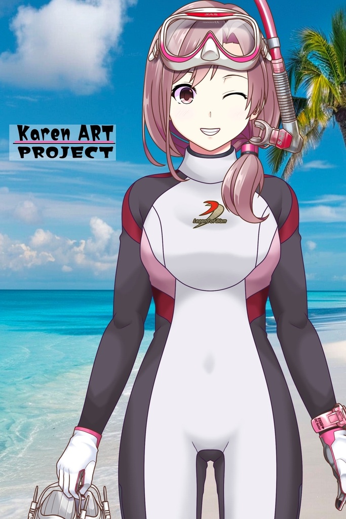 カレンちゃんとスキューバーダイビング(SAS器材編 Part14) Karen enjoying scuba diving -SAS Equipment Part14