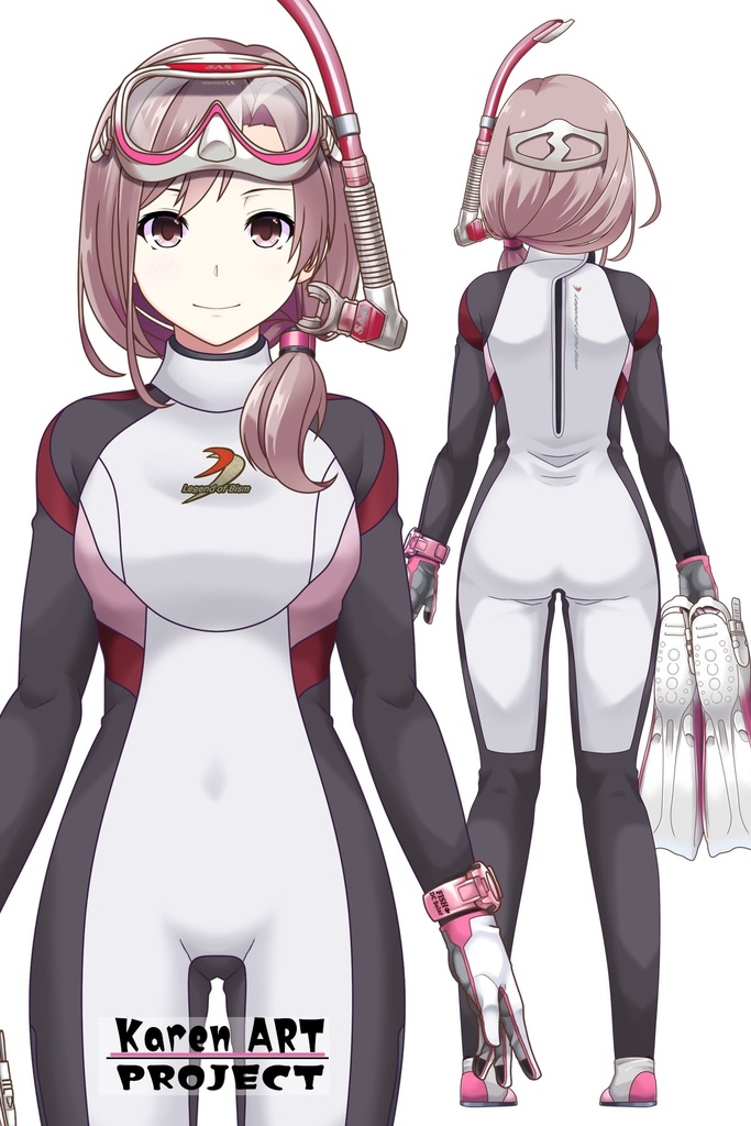 カレンちゃんとスキューバーダイビング(SAS器材編 Part14) Karen enjoying scuba diving -SAS Equipment Part14