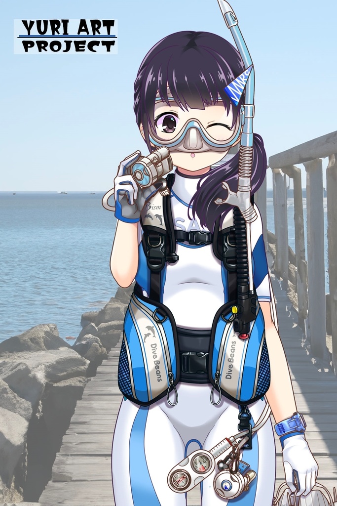 ゆりちゃんとスキューバーダイビング(Bism器材編 Part3) Yuri enjoying scuba diving -Bism Equipment Part3