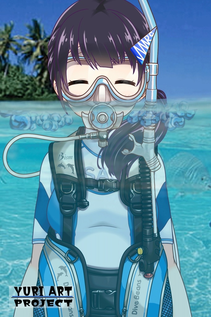 ゆりちゃんとスキューバーダイビング(Bism器材編 Part3) Yuri enjoying scuba diving -Bism Equipment Part3