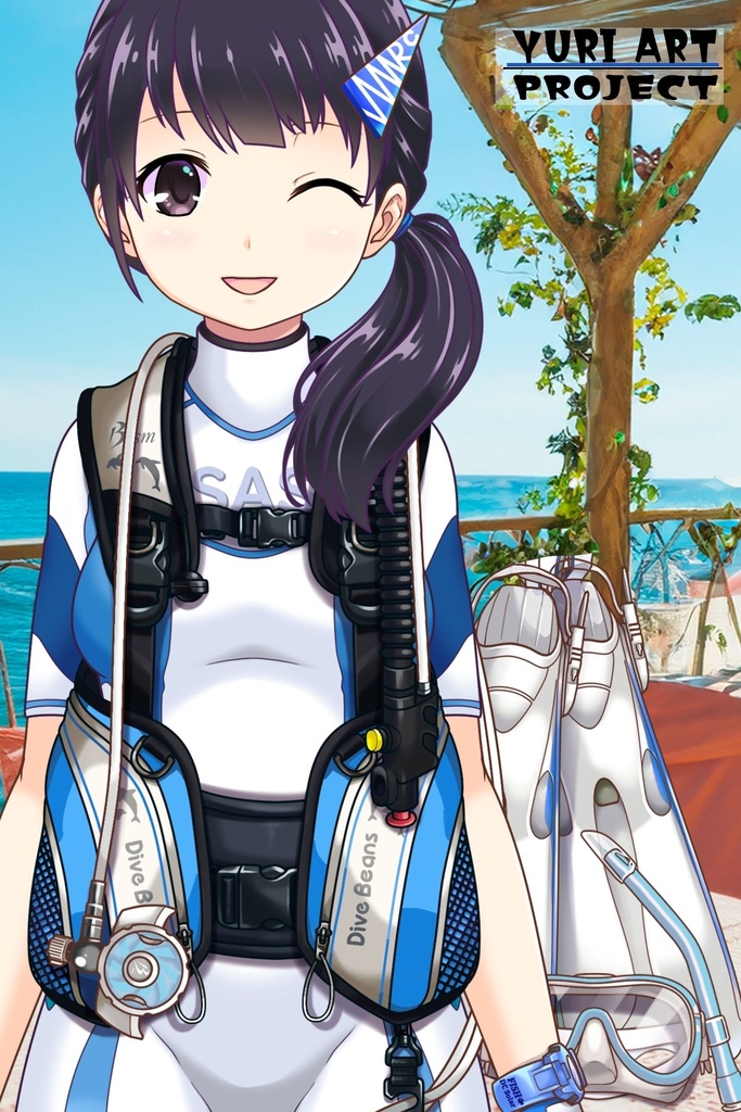 ゆりちゃんとスキューバーダイビング(Bism器材編 Part3) Yuri enjoying scuba diving -Bism Equipment Part3