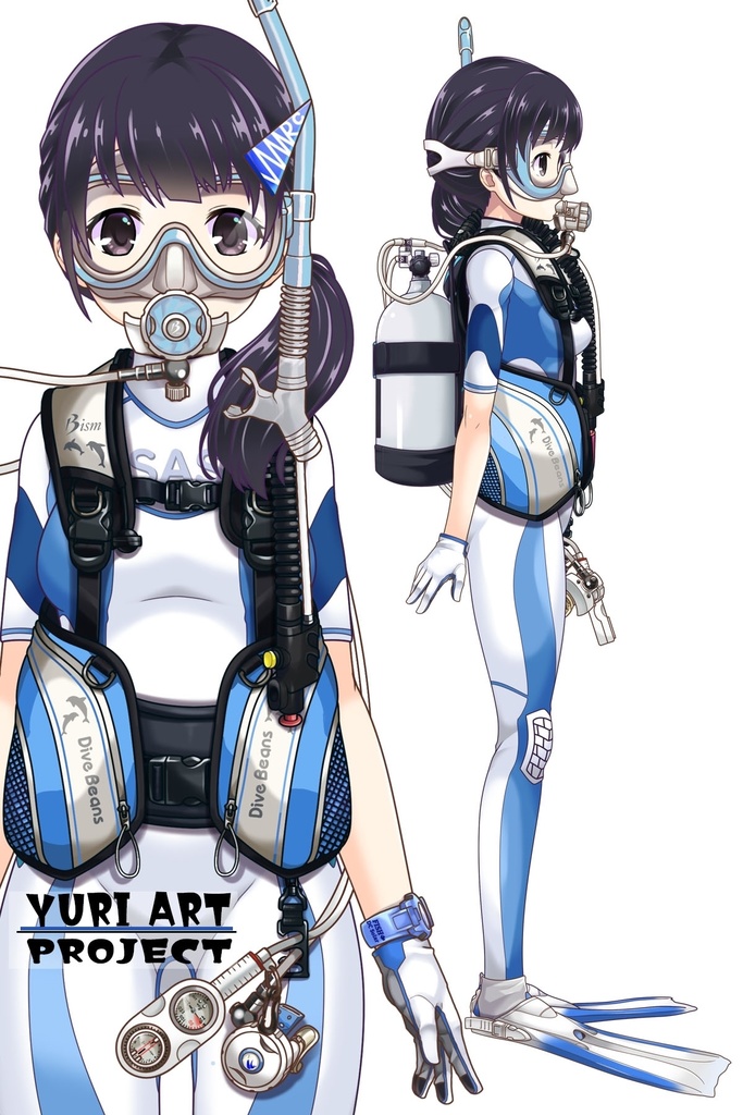 ゆりちゃんとスキューバーダイビング(Bism器材編 Part3) Yuri enjoying scuba diving -Bism Equipment Part3