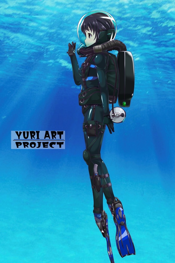 ゆりちゃんとスキューバーダイビング(リブリーザー装備編 Part1) Yuri enjoying scuba diving - RebreatherEquipment Part1