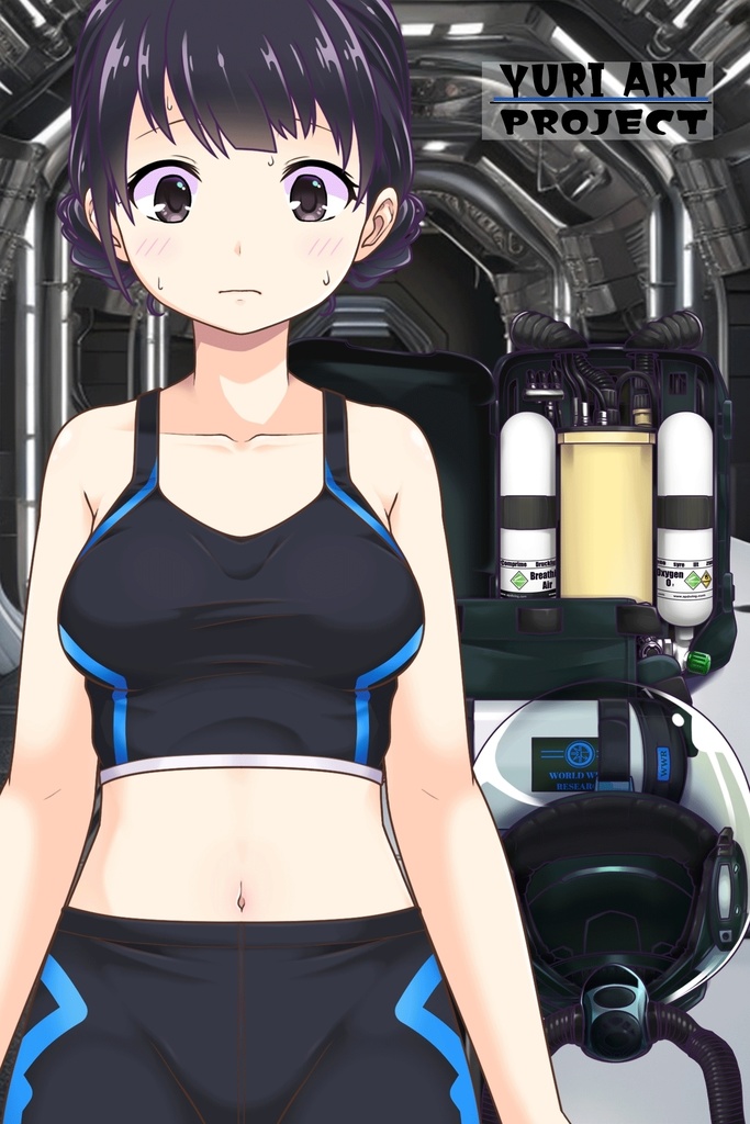 ゆりちゃんとスキューバーダイビング(リブリーザー装備編 Part1) Yuri enjoying scuba diving - RebreatherEquipment Part1