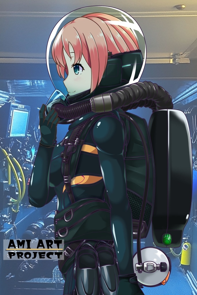 亜美ちゃんとスキューバーダイビング(リブリーザー装備編 Part1) Ami enjoying scuba diving - RebreatherEquipment Part1