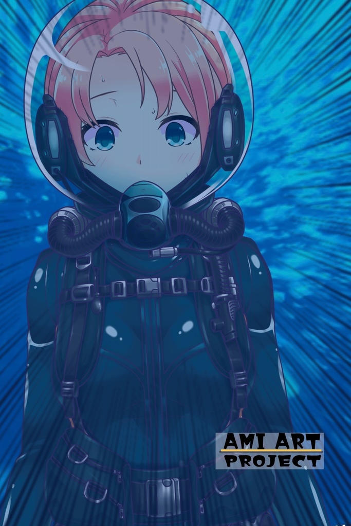 亜美ちゃんとスキューバーダイビング(リブリーザー装備編 Part1) Ami enjoying scuba diving - RebreatherEquipment Part1