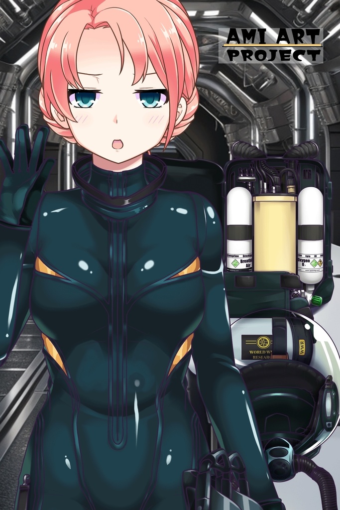 亜美ちゃんとスキューバーダイビング(リブリーザー装備編 Part1) Ami enjoying scuba diving - RebreatherEquipment Part1