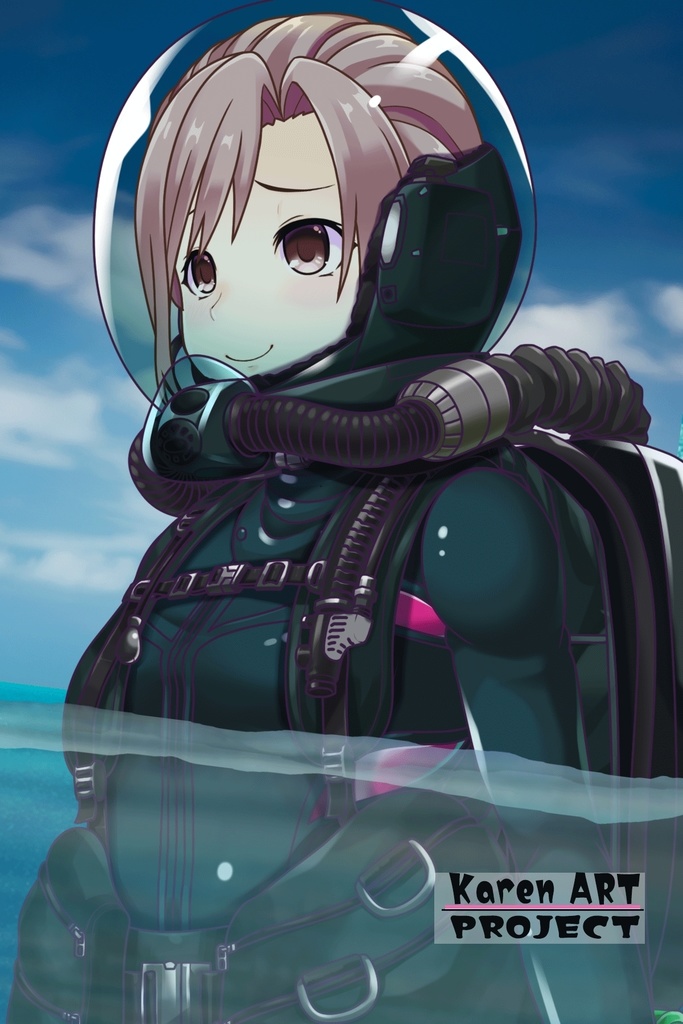 カレンちゃんとスキューバーダイビング(リブリーザー装備編 Part2) Karen enjoying scuba diving - RebreatherEquipment Part2
