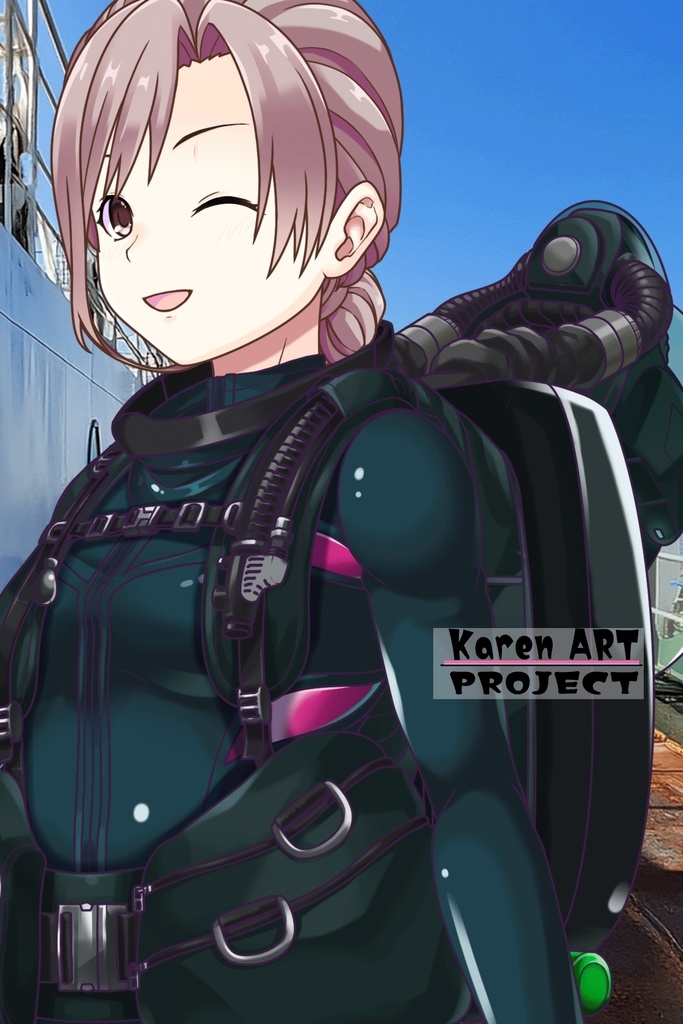 カレンちゃんとスキューバーダイビング(リブリーザー装備編 Part2) Karen enjoying scuba diving - RebreatherEquipment Part2