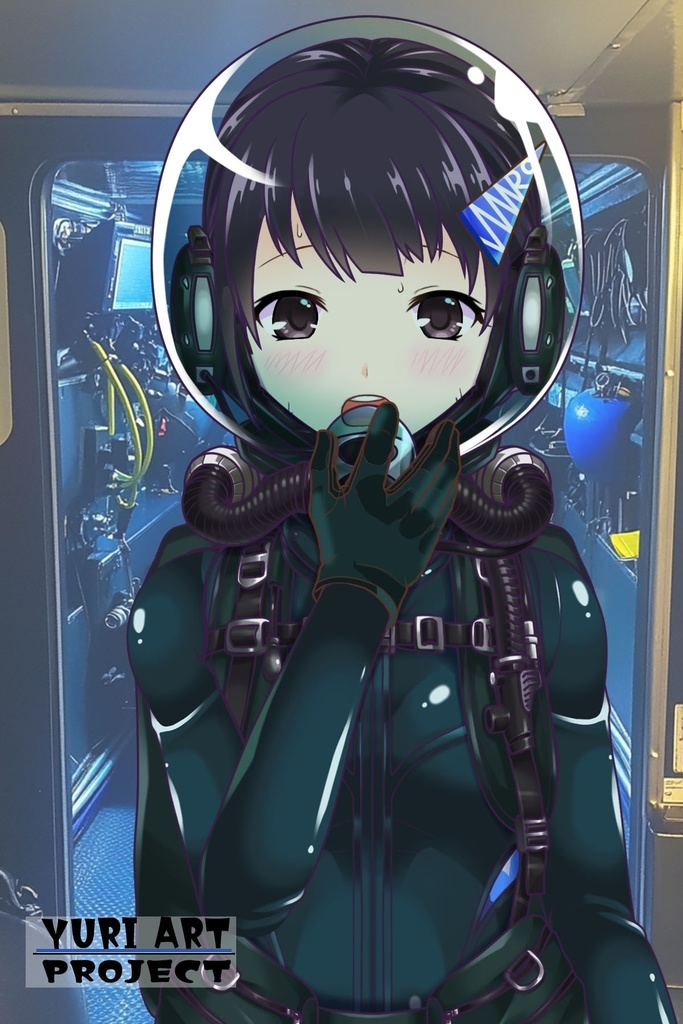 ゆりちゃんとスキューバーダイビング(リブリーザー装備編 Part2)横流しヘア Yuri enjoying scuba diving - RebreatherEquipment Part2 Side-Swept Hairstyles