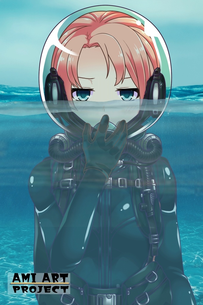 亜美ちゃんとスキューバーダイビング(リブリーザー装備編 Part2)横流しヘア Ami enjoying scuba diving - RebreatherEquipment Part2 Side-Swept Hairstyles