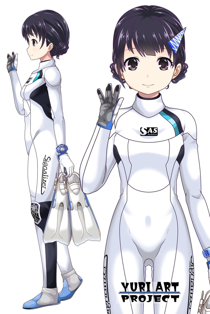 ゆりちゃんとスキューバーダイビング(LAMA bubble helmet Part5) Yuri enjoying scuba diving -LAMA bubble helmet Part5