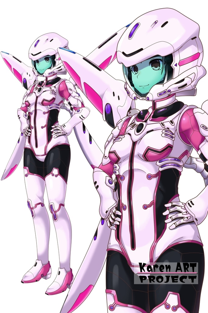 カレンちゃん&フライトスーツ Part6(飛行装備編)蝶型スーツ Karen And Flight Suit Part6 Flight Equipment  Edition  Butterfly suit