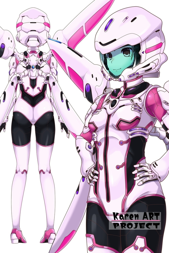 カレンちゃん&フライトスーツ Part6(飛行装備編)蝶型スーツ Karen And Flight Suit Part6 Flight Equipment  Edition  Butterfly suit