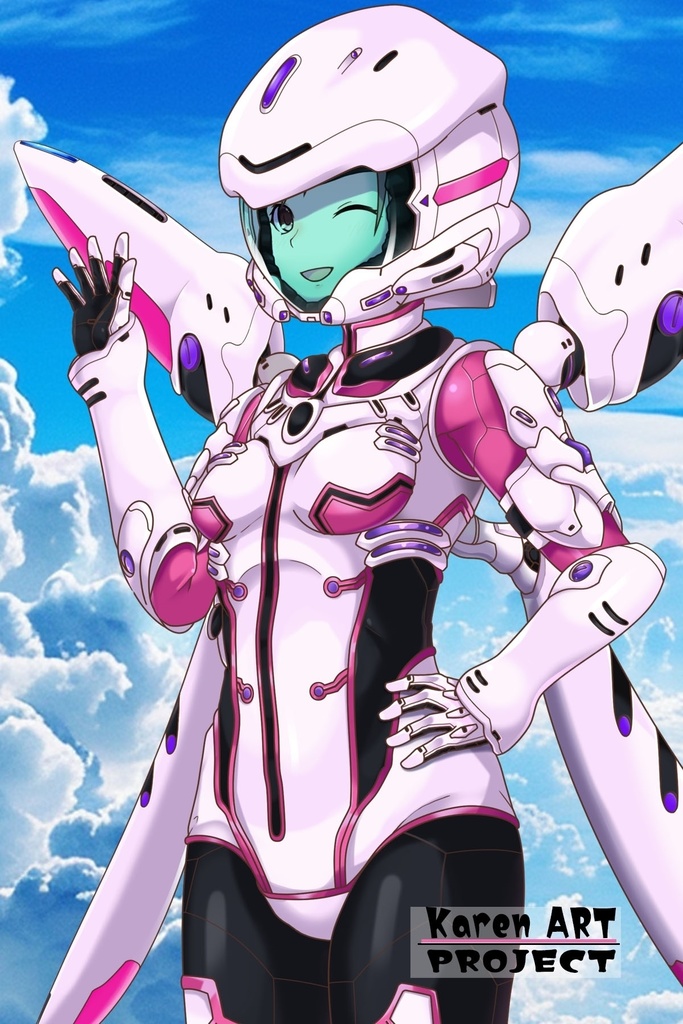 カレンちゃん&フライトスーツ Part6(飛行装備編)蝶型スーツ Karen And Flight Suit Part6 Flight Equipment  Edition  Butterfly suit