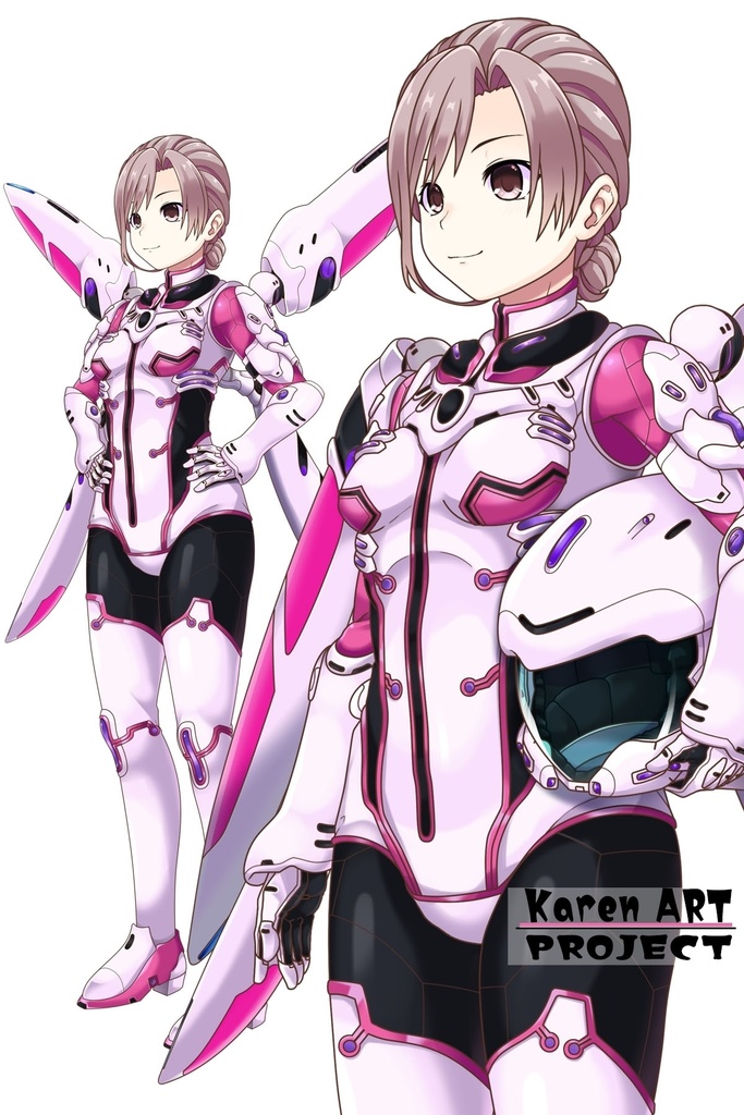 カレンちゃん&フライトスーツ Part6(飛行装備編)蝶型スーツ Karen And Flight Suit Part6 Flight Equipment  Edition  Butterfly suit